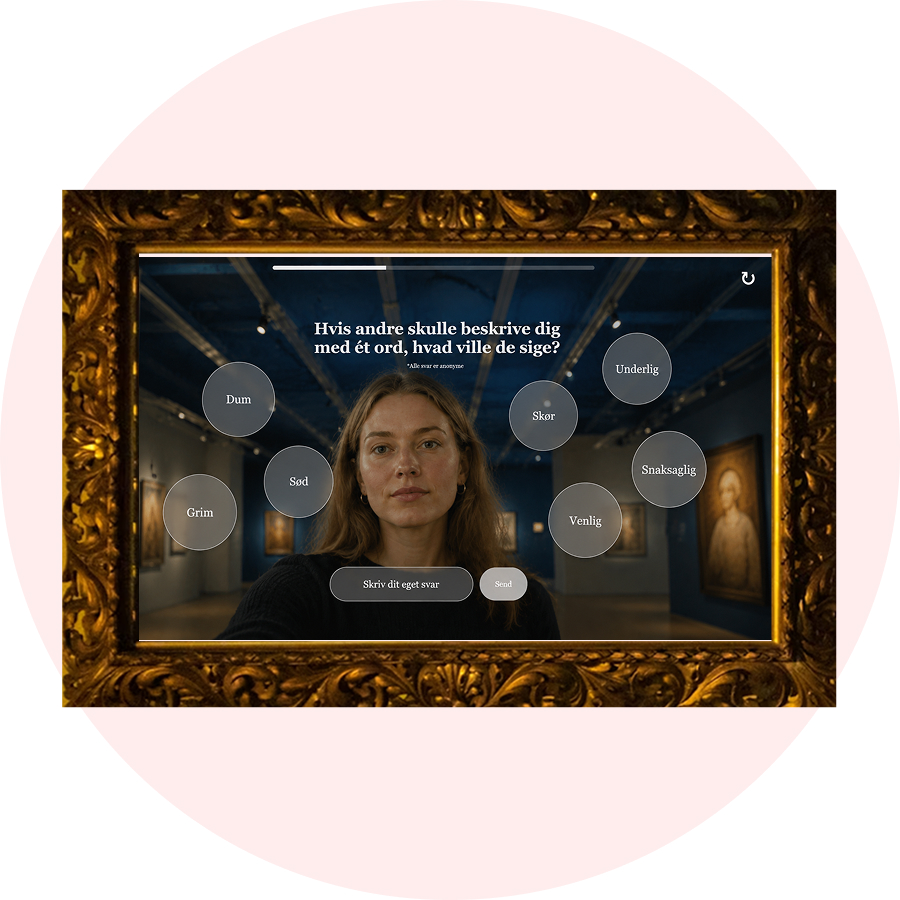 Projekt Museum Ovartaci interface med mockup
